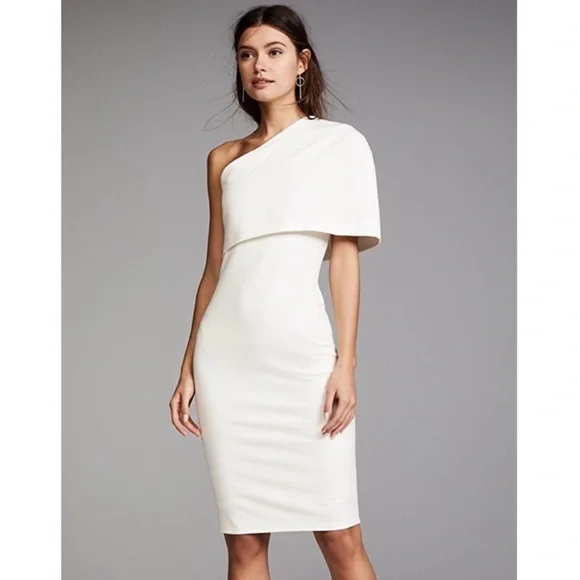 michelle mason asymmetrical dress Asymmetrical gathered gown main image 1